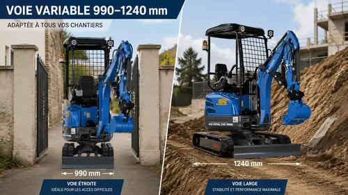 2. Voie variable 990-1240 mm