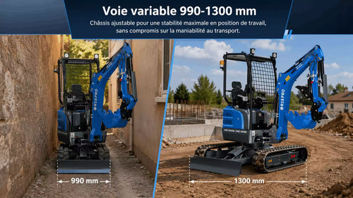 2. Voie variable 990-1300 mm